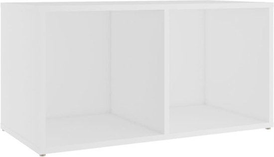 vidaXL Tv-meubel 72x35x36,5 cm bewerkt hout wit