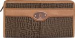Fossil Damesportemonnee Leren Portemonnee Maddox Grijs