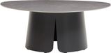 AVH-Collectie Serenno lounge tuintafel 97x97x37 cm aluminium antraciet