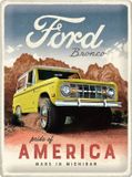 Nostalgic Art Merchandising Ford Bronco Pride Of America Wandbord