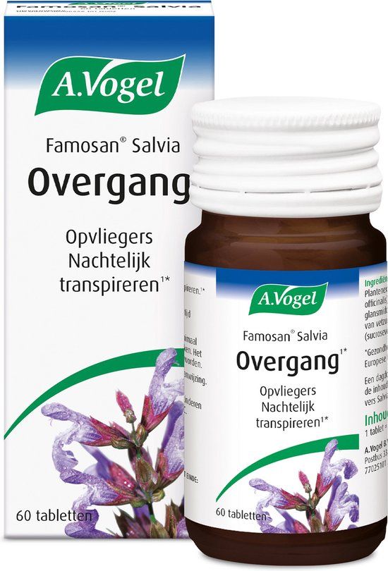 A.Vogel Famosan Overgang Salvia tabletten - 60 st