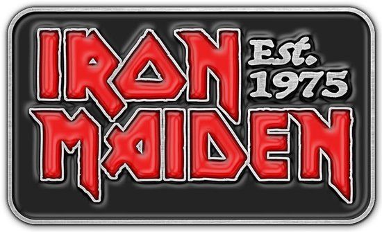 Iron Maiden Eddie 50 Unisex Speld - zilverkleurig - Metaal