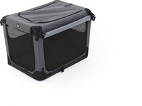 MAELSON Opvouwbare Hondenbench - 2 Deurs - Antraciet - 92 x 64 x 64 cm