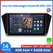 Awesafe Autoradio 8-Core 4+64GB Convient pour Vw Volkswagen Passat B8 2015 à 2021 - Carplay sans fil Android Auto - Écran tactile - Navigation GPS 4G WiFi Mirror Link FM RDS 32EQ DSP SWC - Radio Bluetooth
