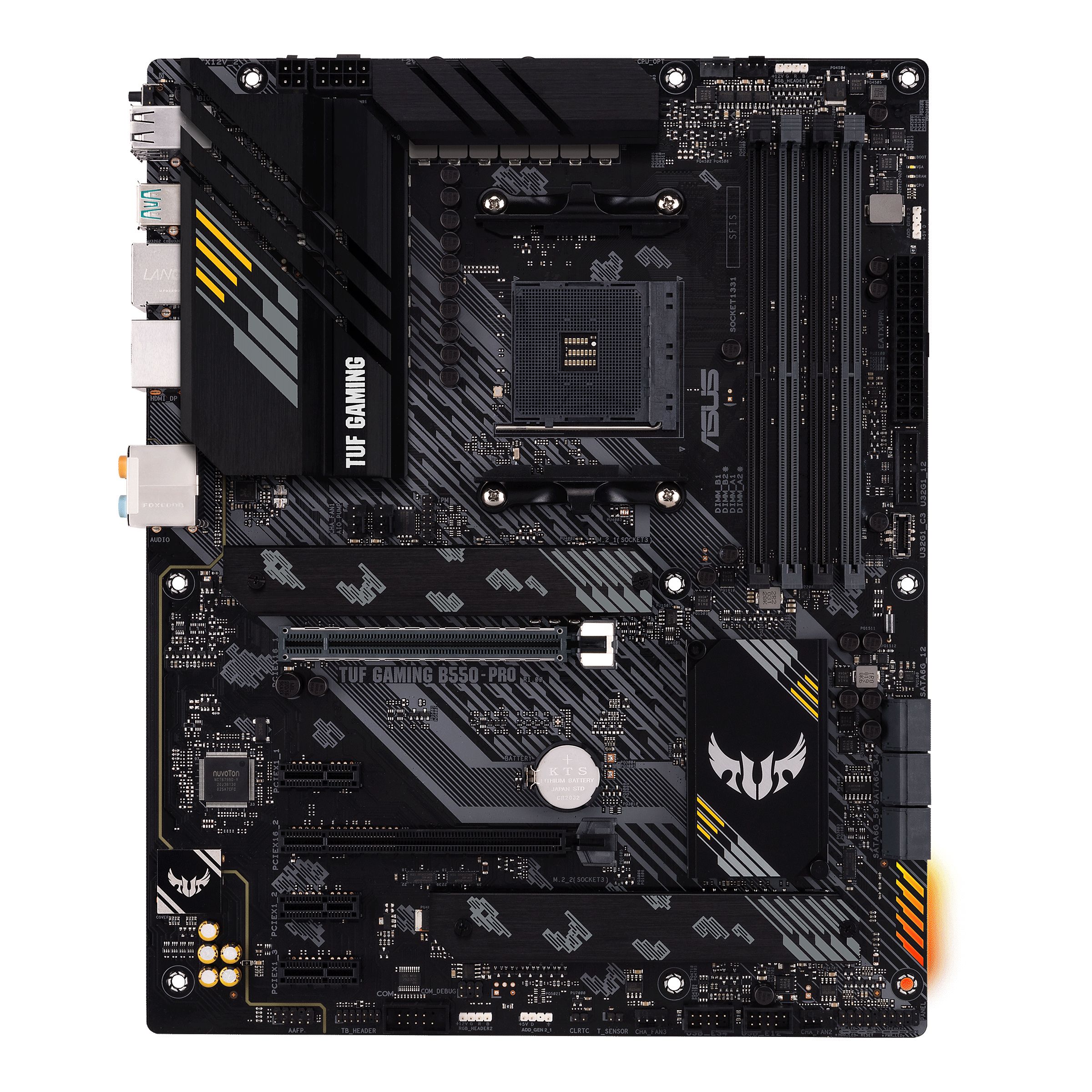 ASUS TUF GAMING B550-PRO AMD B550 Socket AM4 ATX Motherboard