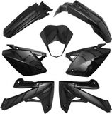 P2R Kuipenset voor Rieju 50 Mrt Motorfiets 2009-2021 Glanzend Zwart
