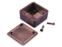 Hammond Electronics 1551MBK Euro-behuizing 35 x 35 x 20 ABS Zwart 1 stuk(s)
