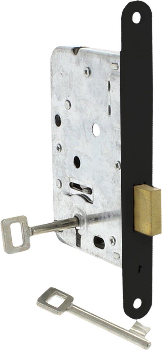 STARX Kastslot voorplaat - zwart | Inbouw | 50 x 55 mm