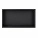 Eavy - Inbouwnis Badkamer Zwart - 60x30x10 cm - RVS