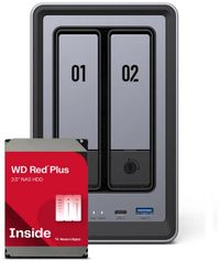 UGREEN NASync DXP2800 + 2x WD Red Plus 4TB HDD