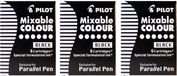 Pilot 3 douzaines avec 6 cartouches d'encre pour Parallel Pen noir