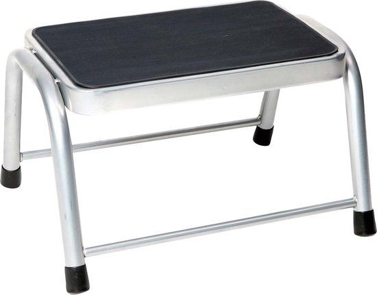 Bo-Camp Opstapje - Single - Grijs - Staal - 44 x 35 x 25 cm - 110 kg