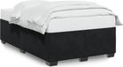 Maison Exclusive - Cadre de lit sans matelas, noir, 120x190 cm, velours