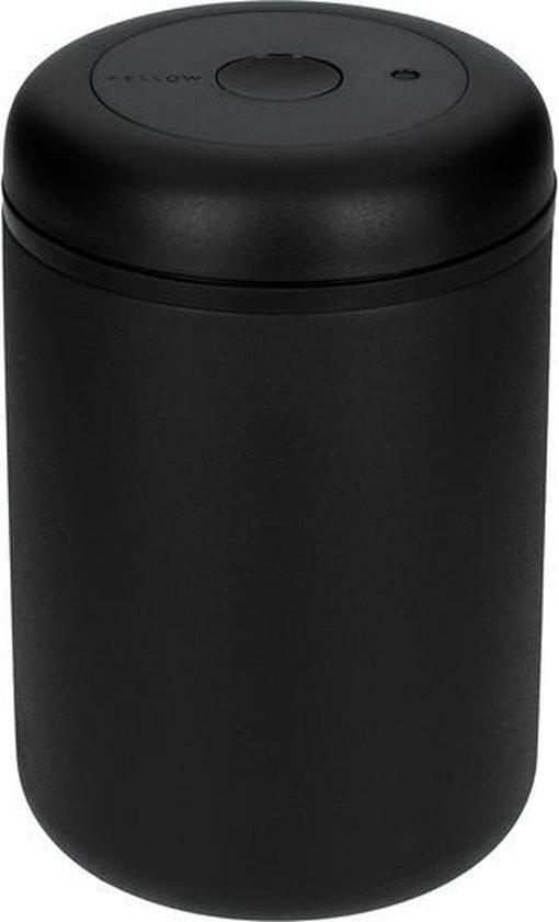 Fellow Atmos Vacuum Canister - 1.2l Matte Black Steel