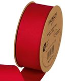 Halbach Seidenbänder Premium ripslint, breedte: 38 mm, lengte: 25 m, duurzaam cadeaulint van gerecycled polyester, ideaal als lint, kleur: rood
