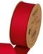 Halbach Seidenbänder Premium ripslint, breedte: 38 mm, lengte: 25 m, duurzaam cadeaulint van gerecycled polyester, ideaal als lint, kleur: rood