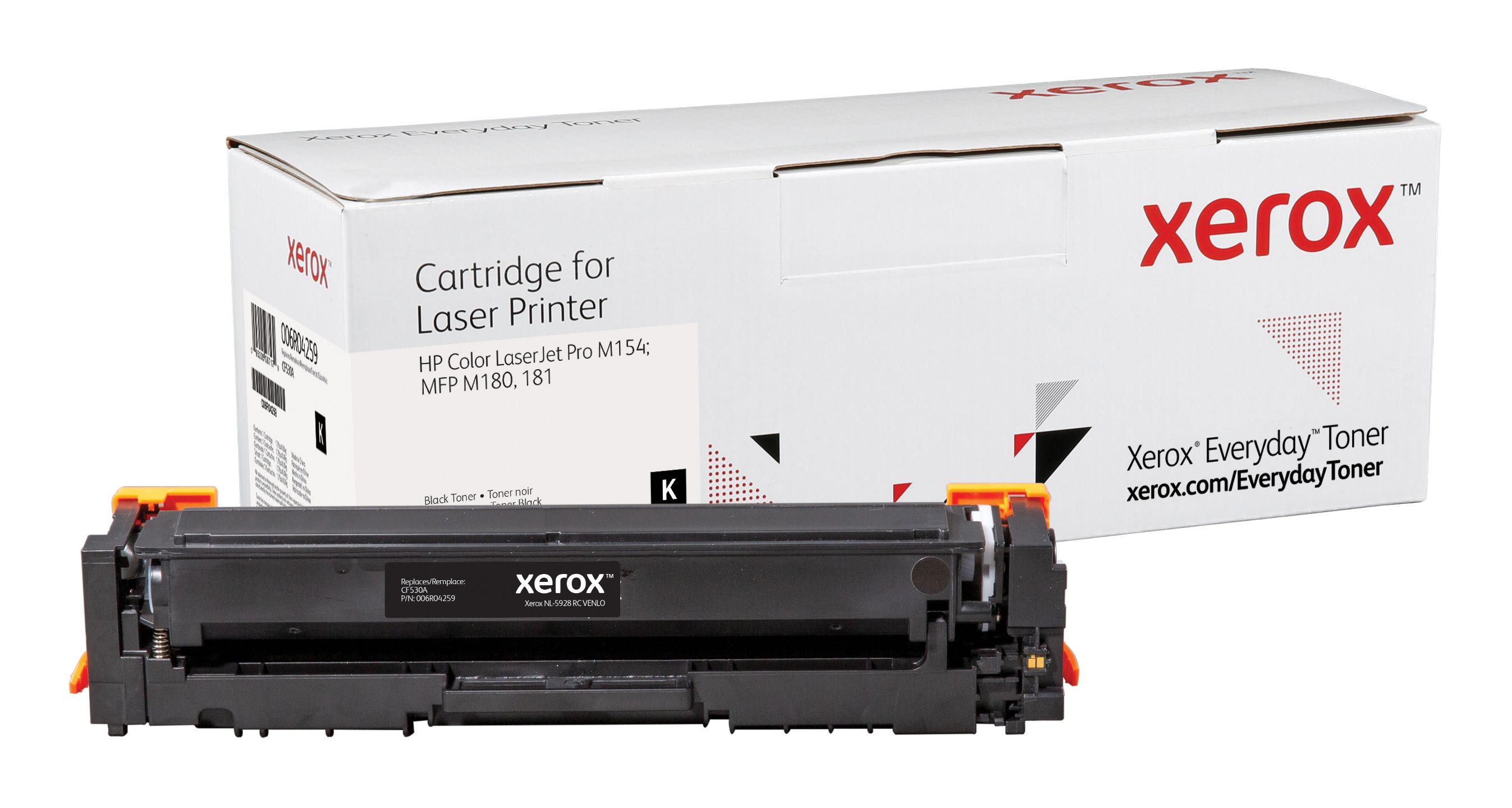 Everyday Zwart Toner compatibel met HP 204A (CF530A) - 1100 pagina's - voor HP Color LaserJet Pro M180, M181, M154