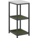 Icecat Rangement De Cuisine Meuble De Cuisine Vert Olive 60 X 50 X 92 Cm Acier
