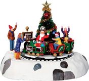 Lemax - 'Santa's Kiddie Train' - Attraction avec animation - Adaptateur exclus