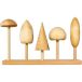 Wooden Story Jeu d'empilage couronnes d'arbres