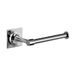 Gedy Wizard toiletrolhouder, afmetingen: 4,9 x 14,5 x 7,6 cm, toiletrolhouder van messing en crmall, verchroomd, met dubbelzijdig plakband 3 m, R&E-design, 2 jaar garantie, chroom, uniek