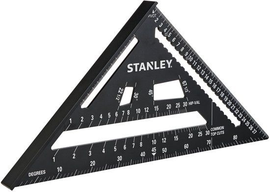 Stanley Handgereedschap Stanley STHT46102-0 Bouwdriehoek aluminium 300mm