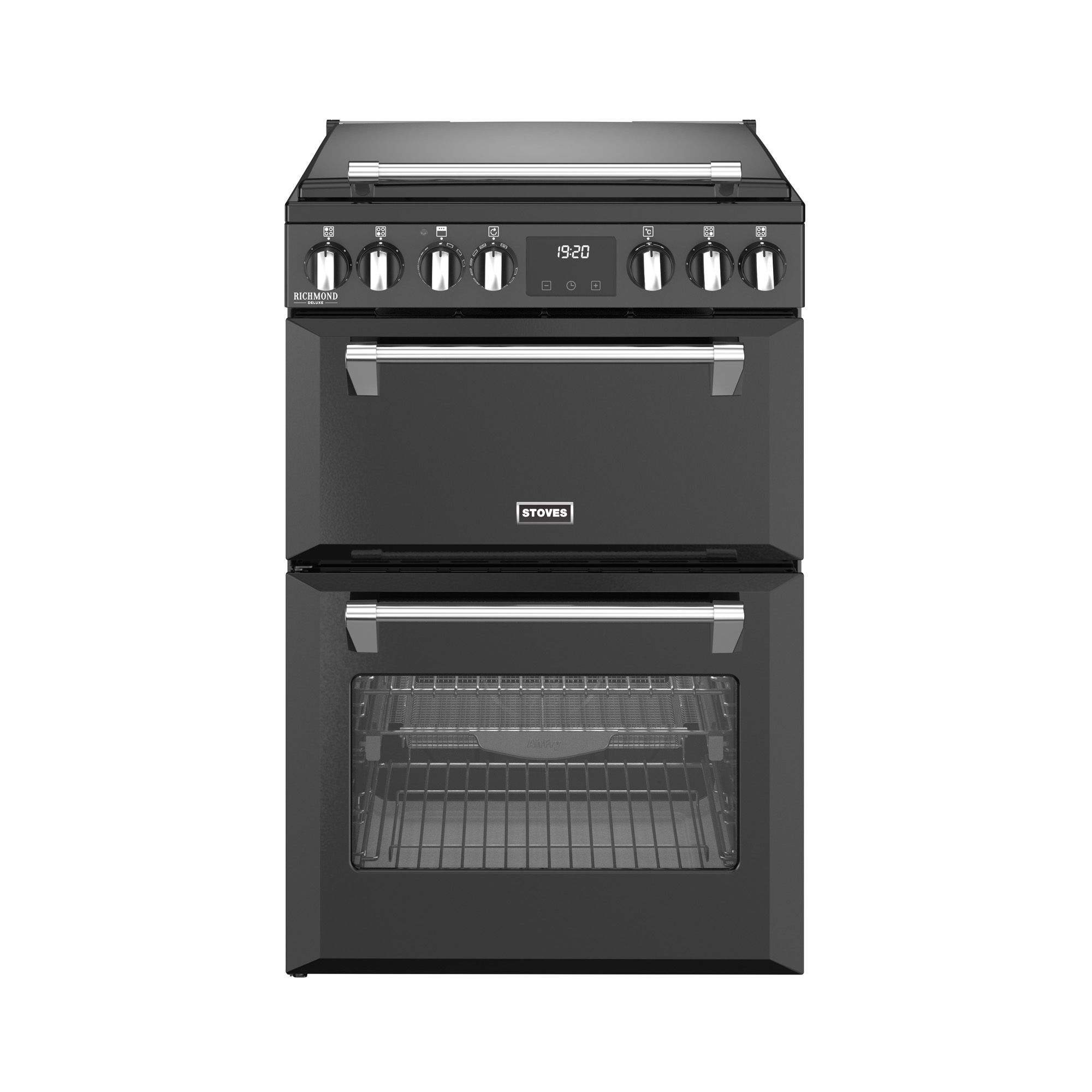 Stoves 444411847 - Freestanding Electric Cooker - Induction Hob - 4 Zones - Black