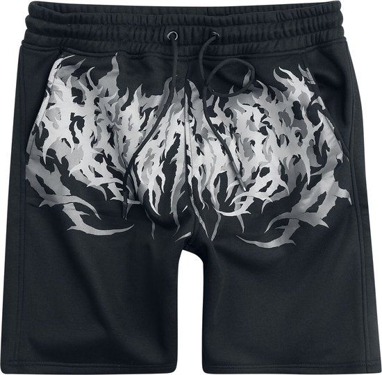 Heartless Ink Shorts Mens Black