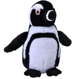 Wild Republic Pluche knuffel zeedieren - zwartvoet pinguin - 30 cm - cadeau - knuffelbeesten - Eco Kins