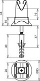 DEHN LH DG 8 H20 HS5X50 KD8 V2A GR Overspanningsveilig bevestigingselement 1 stuk(s)