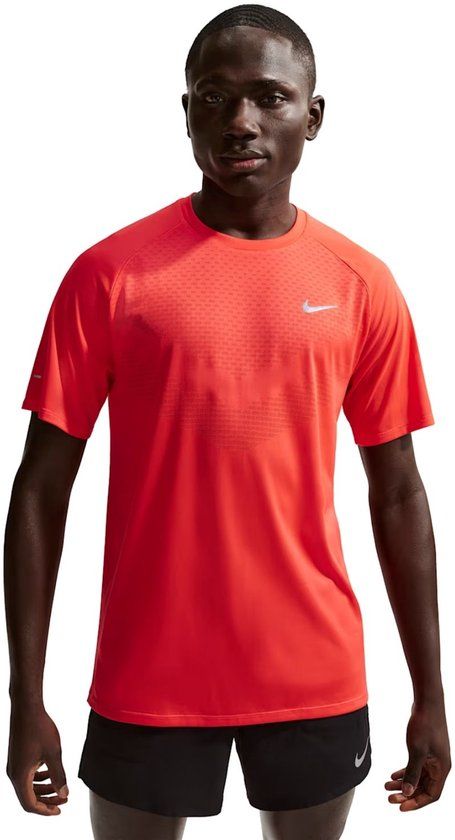 Nike Stride Hardloop shirt Heren Rood S