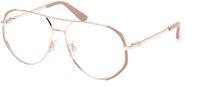 Guess GU50247 Rose Gold Metal Round Full Rim Women's Glasses