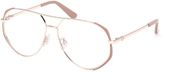 Guess GU50247 Rose Gold Metal Round Full Rim Women's Glasses