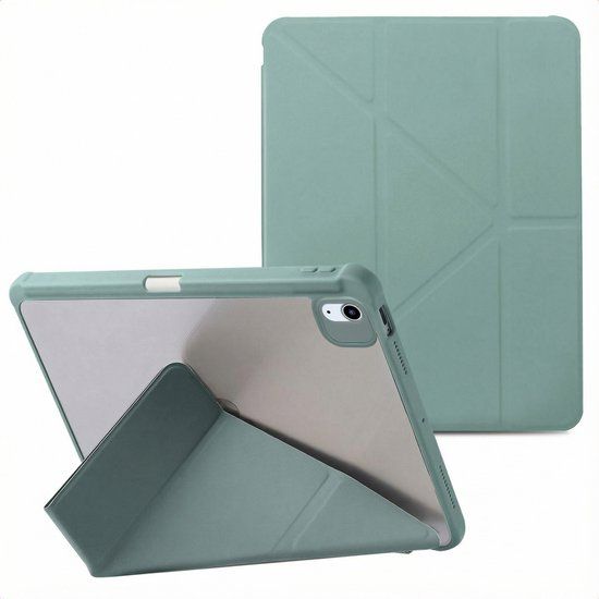 imoshion Tablet Hoes - Geschikt voor Apple iPad Air 11 inch (2026) M4 / Air 11 inch (2025) M3 / Air 11 inch (2024) M2 - Bookcase- Donkergroen