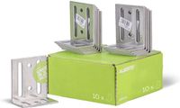 Alberts 851835 Stelhoek | met sleufgat | rvs | 35 x 75 x 65 mm | set van 10