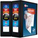 Avery Robuust 3-ringband met 3 ringen, 7,6 cm one-touch-ringen, voor papier van 21,6 x 27,9 cm, 2 zwarte mappen (79873)
