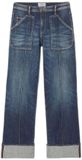 Le Temps des Cerises Jean large jambe bleu W26