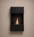 TenderFlame Indie Wall 180 Steel - Cheminée murale - 2200 Watt