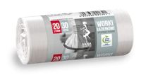 Anna Zaradna Badkamerafvalzakken 20L 30 stuks wit