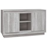 VidaXL Dressoir 102x35x60 cm bewerkt hout grijs sonoma eikenkleurig