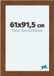 Your Decoration Cadre photo 61x91,5 cm Chêne Rustique MDF Como