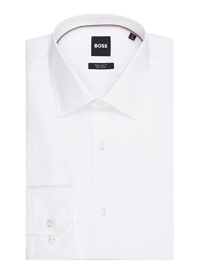HUGO BOSS H-Joe-Kent Regular Fit Strijkvrij Overhemd