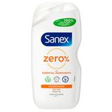 Sanex Zero% Douchegel voor Droge Huid - Hydraterend, Vegan, Biologisch Afbreekbaar - 475 ml