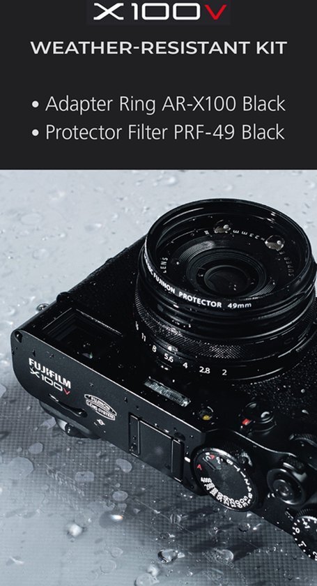 Fujifilm Weather Resistant Kit voor X100V zwart