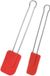 Westmark 2 kook- en deegspatels met siliconen kop, lengte: 22,5 cm/28,5 cm, siliconen/roestvrij staal, siliconen, rood/zilver