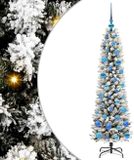 vidaXL Kunstkerstboom Wit 150 cm PVC en Metaal en Plastic