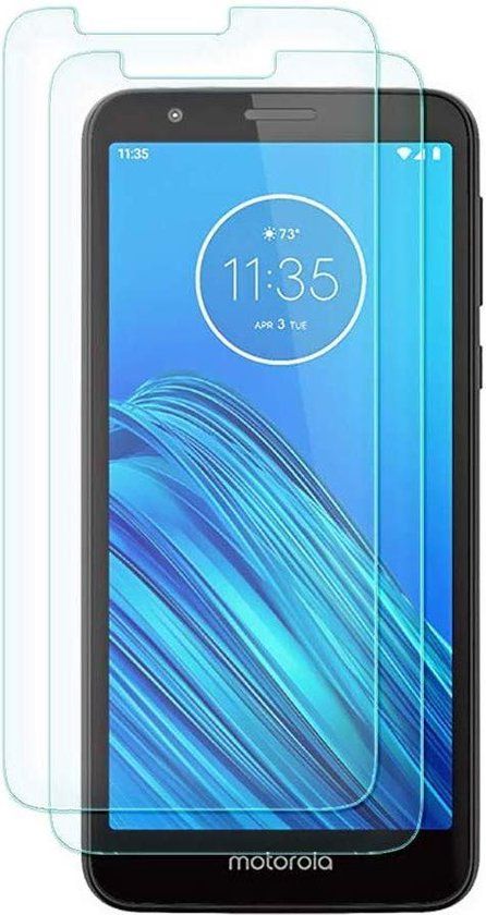 2x Screenprotector Tempered Glass - Motorola Moto E6 Play