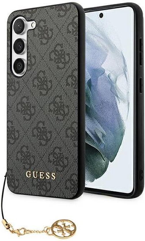 Guess Samsung Galaxy S24 Hoesje Charm Back Cover Zwart