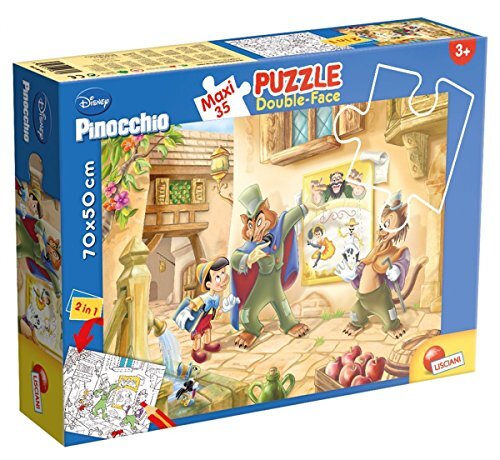 Lisciani Pinocchio puzzle double-face maxi 60 pz