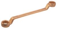 Bahco Clé à œil | coudée | sans étincelles | cuivre béryllium | 160 mm | 12 mm x 13 mm - NSB011-1213